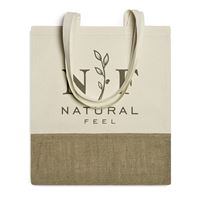 SHOPPER IN COTONE E JUTA